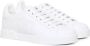 Dolce & Gabbana Witte Leren Sneakers met Geperforeerd Logo White Dames - Thumbnail 23