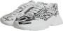 Dolce & Gabbana Witte leren sneakers met logodetails Multicolor Heren - Thumbnail 4