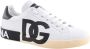 Dolce & Gabbana Witte Leren Sneakers White Heren - Thumbnail 2
