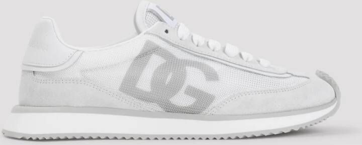 Dolce & Gabbana Witte Mesh Sneakers Aw24 White Dames