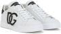 Dolce & Gabbana Witte Leren Sneakers met Versterkte Hiel en Rubberen Zool White Dames - Thumbnail 7
