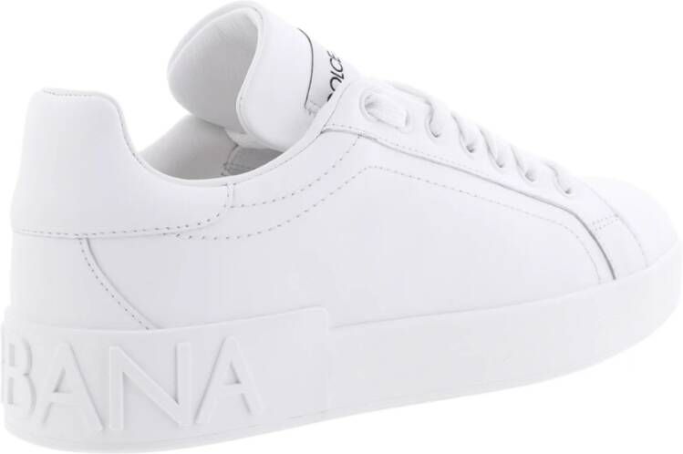 Dolce & Gabbana Witte Portofino Sneaker White Dames