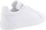 Dolce & Gabbana Witte Leren Sneakers met Ingegraveerd Logo White Dames - Thumbnail 19
