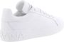 Dolce & Gabbana Witte Leren Sneakers met Ingegraveerd Logo White Dames - Thumbnail 9