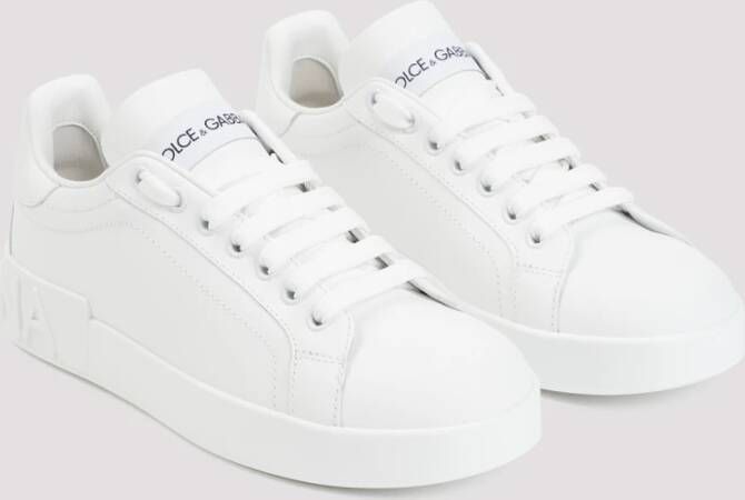Dolce & Gabbana Witte Portofino Sneakers Damesschoenen White Dames