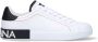 Dolce & Gabbana Witte Portofino Sneakers met Zwarte Details White Heren - Thumbnail 5