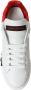 Dolce & Gabbana Witte Rode Portofino Veterschoenen Multicolor - Thumbnail 10