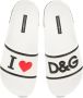 Dolce & Gabbana Witte Rubberen Slippers Compact Ontwerp White Dames - Thumbnail 5