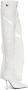 Dolce & Gabbana Witte Paillet Kniehoge Stiletto Laarzen White Dames - Thumbnail 10