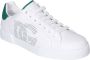Dolce & Gabbana Witte Sneakers Groene Details Stijlvol White Heren - Thumbnail 2