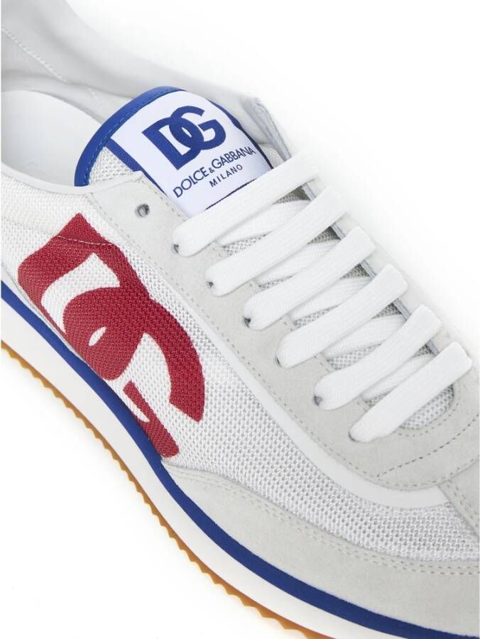 Dolce & Gabbana Witte Sneakers Multicolor Heren