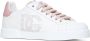 Dolce&Gabbana Low-Top Sneakers Dames Portofino Sneaker Wit Roze in wit - Thumbnail 14