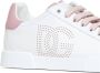 Dolce&Gabbana Low-Top Sneakers Dames Portofino Sneaker Wit Roze in wit - Thumbnail 15