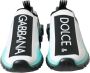 Dolce & Gabbana Logo Print Slip-On Sneakers met Rubberen Zool Multicolor Dames - Thumbnail 11