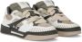 Dolce & Gabbana Witte Topo New Roma Suede Sneaker Multicolor Heren - Thumbnail 2