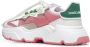 Dolce & Gabbana Witte Veterschoenen met Groene Inzet Multicolor Dames - Thumbnail 3