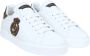 Dolce & Gabbana Wit Goud Portofino Leren Sneakers White Heren - Thumbnail 2