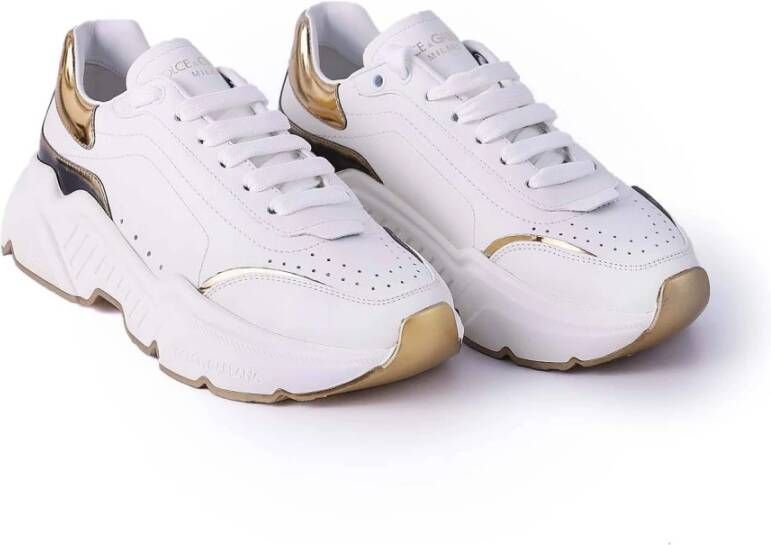 Dolce & Gabbana Stijlvolle Women's DayMaster Sneakers White Dames