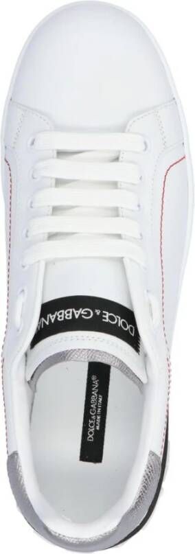 Dolce & Gabbana Portofino leren sneakers Wit - Foto 13