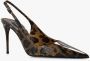 Dolce & Gabbana Luipaardprint Slingback Pumps Bruin Multicolor Dames - Thumbnail 7