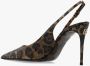 Dolce & Gabbana Luipaardprint Slingback Pumps Bruin Multicolor Dames - Thumbnail 8