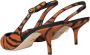 Dolce & Gabbana Zebra Print Leren Slingback Sandalen Multicolor Dames - Thumbnail 4