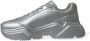 Dolce & Gabbana Zilver Leren Casual Sneakers Schoenen Gray Dames - Thumbnail 5