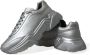 Dolce & Gabbana Zilver Leren Casual Sneakers Schoenen Gray Dames - Thumbnail 8