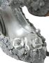 Dolce & Gabbana Zilveren Kristalversierde Mary Jane Pumps Gray Dames - Thumbnail 13