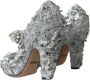 Dolce & Gabbana Zilveren Kristalversierde Mary Jane Pumps Gray Dames - Thumbnail 4