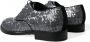 Dolce & Gabbana Zilveren Pailletten Veterschoenen Derby Gray Heren - Thumbnail 5