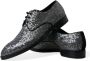 Dolce & Gabbana Zilveren Pailletten Veterschoenen Derby Gray Heren - Thumbnail 8
