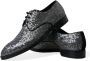 Dolce & Gabbana Zilveren Pailletten Veterschoenen Derby Gray Heren - Thumbnail 13