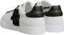Dolce & Gabbana Zwart en Wit Leren Sneakers - Thumbnail 2