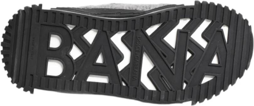 Dolce & Gabbana Zwart Grijs NS1 Lage Top Sneakers