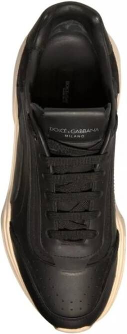 Dolce & Gabbana Zwart Wit Daymaster Lage Top Sneakers