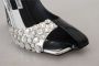 Dolce & Gabbana Zwart Zilver Kristal Dubbel Ontwerp Hoge Hakken Schoenen Multicolor Dames - Thumbnail 14