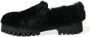 Dolce & Gabbana Zwarte Bont Leren Loafers Jurkschoenen Black Heren - Thumbnail 61
