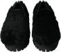 Dolce & Gabbana Zwarte Bont Leren Loafers Jurkschoenen Black Heren - Thumbnail 38