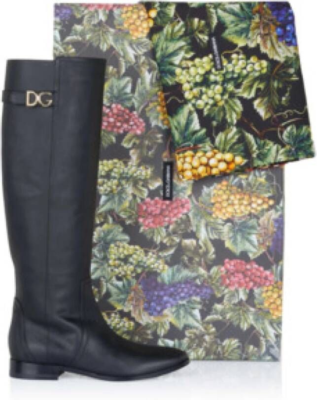 Dolce & Gabbana Zwarte Dameslaarzen & Enkellaarsjes