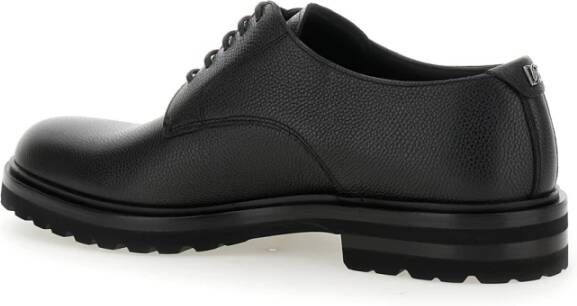 Dolce & Gabbana Zwarte Derby Veterschoenen Black Heren