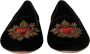 Dolce & Gabbana Zwarte DG Sacred Heart Patch Instappers Zwart Dames - Thumbnail 2