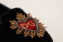 Dolce & Gabbana Zwarte DG Sacred Heart Patch Instappers Zwart Dames - Thumbnail 9
