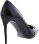 Dolce & Gabbana Zwarte hak Décolleté met uitgesneden DG-logo Black Dames - Thumbnail 7