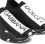 Dolce & Gabbana Monochrome Slip-On Mesh Sneakers Black Heren - Thumbnail 2
