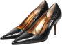 Dolce & Gabbana Zwarte exotische leren stiletto pumps - Thumbnail 2