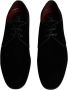 Dolce & Gabbana Zwarte Fluweel Leren Veterschoenen Derby Black Heren - Thumbnail 8