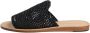 Dolce & Gabbana Gevlochten Raffia Slides in Beige Black Heren - Thumbnail 7