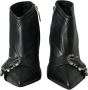 Dolce & Gabbana Gewatteerde Leren Stiletto Laarzen Black Dames - Thumbnail 2