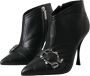 Dolce & Gabbana Gewatteerde Leren Stiletto Laarzen Black Dames - Thumbnail 3